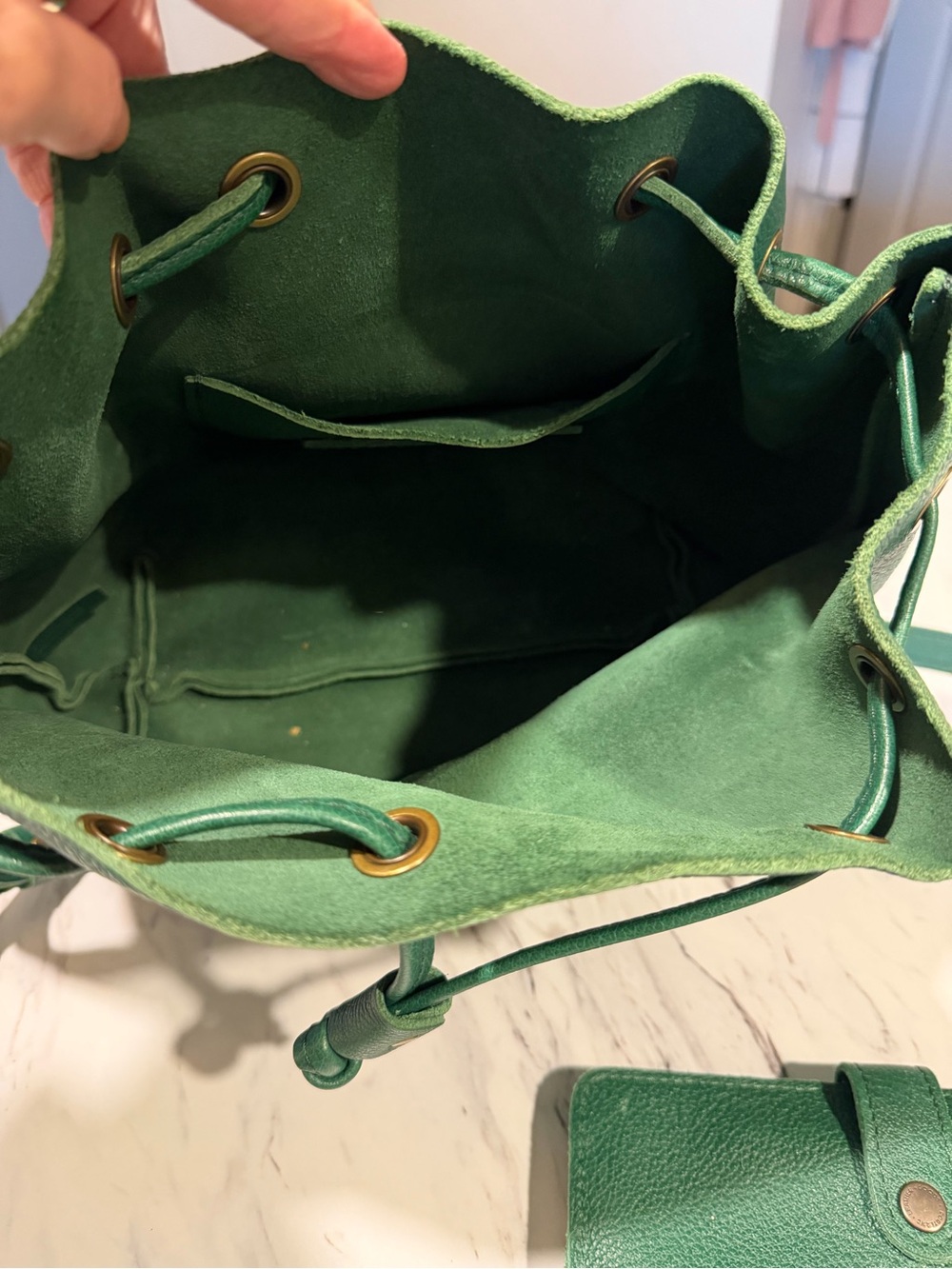 Portland Leather Bucket Bag - Picture 2 of 2